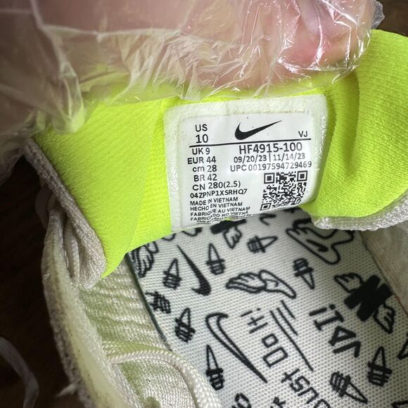 Nike Invincible Run Flyknit 3 Shoes Mens Size 10 ZoomX HF4915-100 Running - Picture 8 of 8